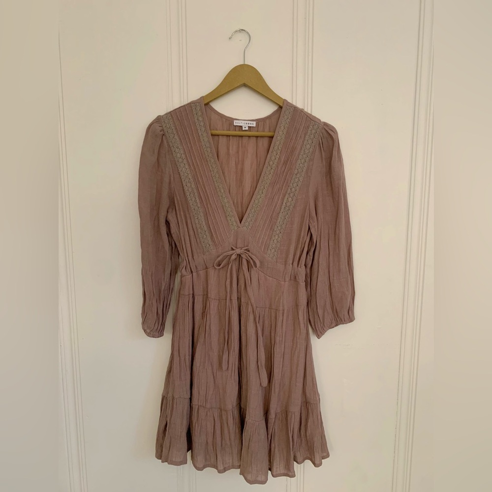 Baltic Born Mauve Long Sleeve Dress